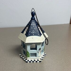 Snowman Painted Birdhouse